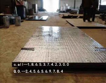 供应8+8复合耐磨钢板 碳化铬堆焊双金属复层耐磨板