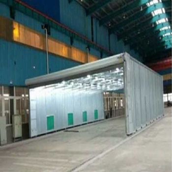 大型整体移动非伸缩型喷漆房 方案价格