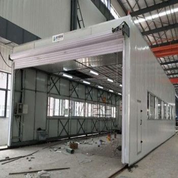 整体移动喷漆房 多工位工作节省效率