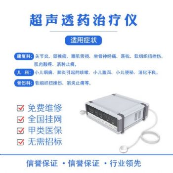 超声电导药仪-超声中频导药仪-超声透药设备