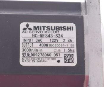 全新原装三菱伺服电机HC-MFS43-S24