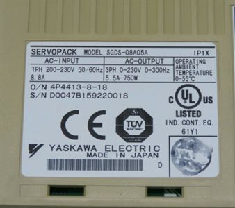安川sgds-08a05a伺服驱动器