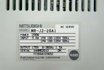 三菱mr-j2-20a1伺服电机驱动器