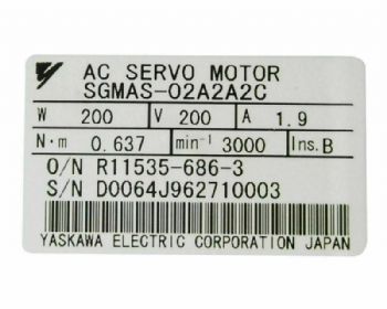安川SGMAS-02A2A2C电气交流伺服