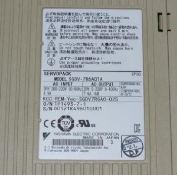 安川伺服驱动器SGDV-7R6A01A