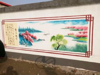 海南文昌招工墙体广告 墙画墙体彩绘