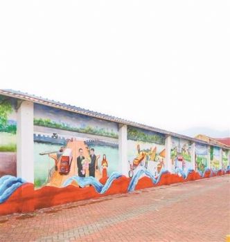 河北承德德芙墙体喷绘广告发布 文旅景区标识设计外墙彩绘