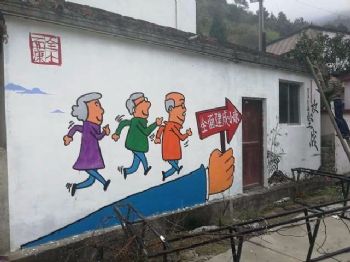云南丽江单位墙体绘画 掌上明珠家具刷墙广告联方系式
