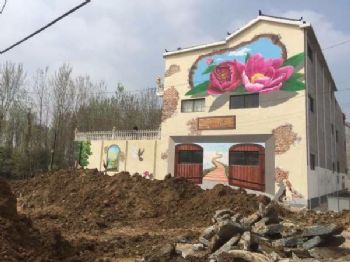 湖南岳阳幼儿园文化墙外墙彩绘 立清建材刷墙广告设计