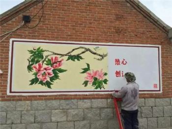 江苏苏州驾校墙体广告 3d画立体画墙