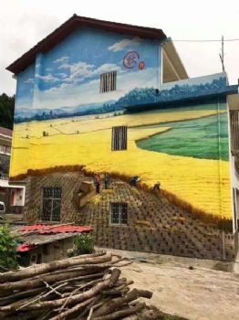 三门峡手绘墙体广告主营农村 墙画手绘施工上心