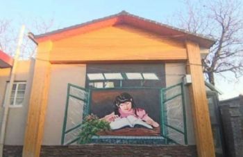 福建户外喷绘广告简单直接 创意壁画画面灵动