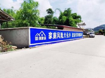 广东阳江美丽乡村绘画越看越上头！ 岗侨喷绘墙体广告