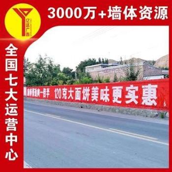 定西刷涂料广告服务广,手绘墙画具备观赏性