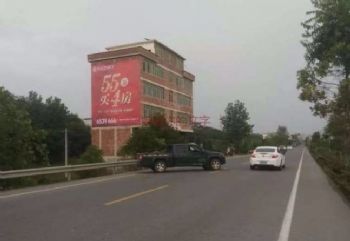 陕西咸阳手绘墙体广告位置醒目 金台彩绘文化墙