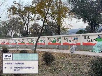 南宁**建文化墙外墙彩绘 澳斯曼刷墙广告