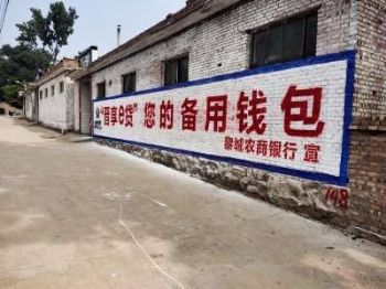 邵阳美丽乡村墙绘专业画师湘潭喷绘墙体广告