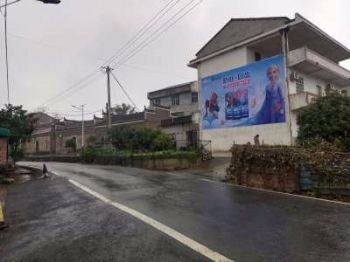 永州新农村墙体彩绘为美丽乡村“代言”长沙刷墙广告