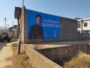 湖南衡阳墙体广告覆盖广泛 湘西望城农村墙画手绘画