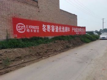 湖南株洲刷墙广告 岳麓户外墙体喷绘广告千余块齐亮相