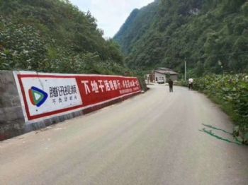 兰州墙体广告占领乡镇市场 室内手绘墙农村墙体绘画
