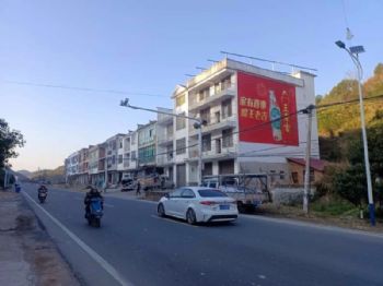 宝鸡墙体广告 陕西米脂彩绘文化墙效果持久