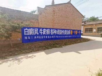 榆林喷绘墙体广告 陕西镇坪新农村墙体彩绘靓丽又清新