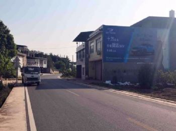 浙江湖州墙体广告,街道社区墙绘,墙体喷绘广告安装