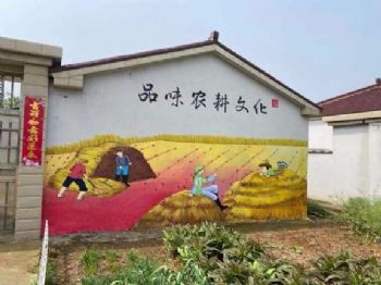 江苏无锡苗族外墙彩绘 古建筑彩绘广告