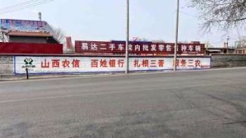 江西上饶装饰墙体广告 盼盼墙体广告