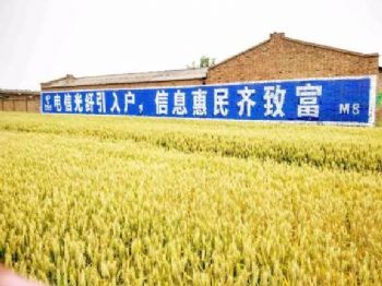 邢台吉百利墙体喷绘广告特点 趁热去造反农村市场