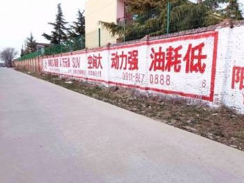 四川广元做墙体广告 学校标识设计系统墙体绘画