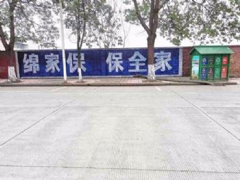 安徽淮北厂房墙体广告 样板间墙体彩绘