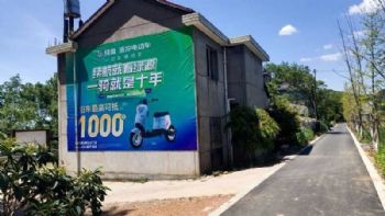 广东河源墙体写大字 清城户外墙体喷绘句句动人心