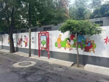 韶关网红墙绘街道 云浮新农村建设墙绘 幼儿园彩绘