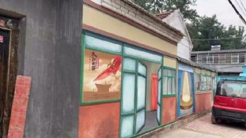 惠州手绘壁画 肇庆美丽乡村绘画 国画墙绘