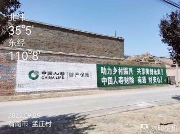 浙江机械刷墙广告 城隍珠宝墙体广告