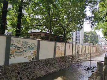 如皋户外墙绘手绘墙 佛山围墙美化 彩绘墙画 风格多样