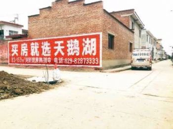 广东河源房地产墙体广告 销售刷墙广告