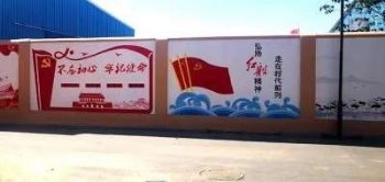 运城彩绘墙面,临汾隧道彩绘,大型壁画