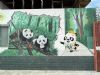 吕梁幼儿园彩绘,忻州乡村振兴墙画手绘,创意水墨画