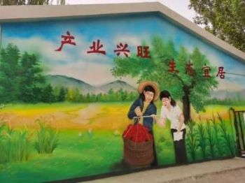 三门峡长廊彩绘,焦作幼儿园彩绘,农村墙体彩绘