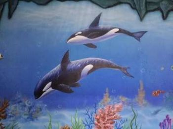 洛阳墙绘壁画彩绘,河南手绘墙画,农村墙画手绘画