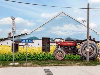 广东韶关手绘墙体广告 肇庆手绘壁画改善村容面貌