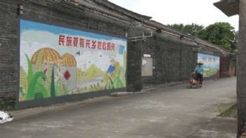 鄂州长廊彩绘具有环保性 水塔美化 农村墙体绘画