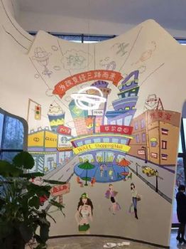 宜昌火锅店墙绘实力团队 冷却塔彩绘 振兴乡村绘画
