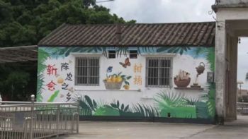 天水配电箱彩绘 国画墙绘施工上心 烟囱彩绘施工