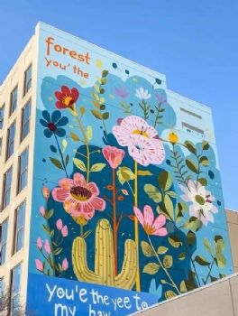 山西临县街道社区墙绘完善维护,文化墙彩绘水泥厂美化