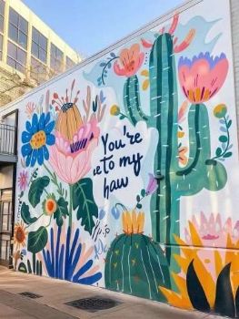 山西寿阳县配电箱彩绘效果保持长久,新农村文化墙绘画桥梁