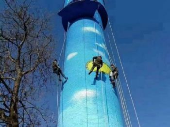 福建华安县3d立体墙绘 外墙彩绘丰富饱满,冷却塔彩绘